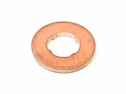 Шайба форсунки уплотнительная (медная) (1,5mm) 5290486 (3976731, F00VC17503) - ISFe2.8  (Аналог)
